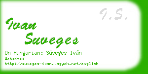 ivan suveges business card